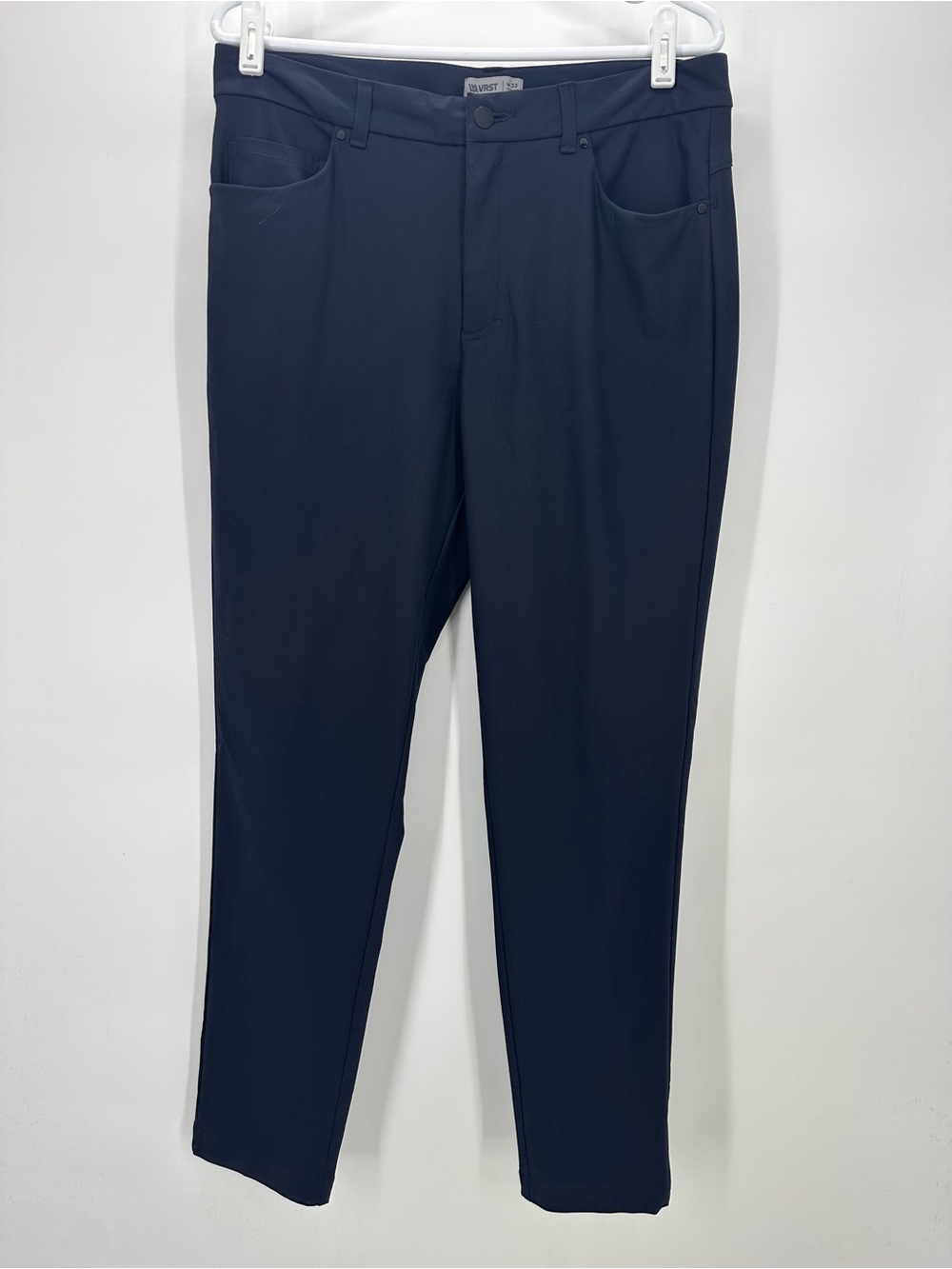 VRST Men’s Limitless Navy Blue Performance Athletic Fit Pocket Pant
